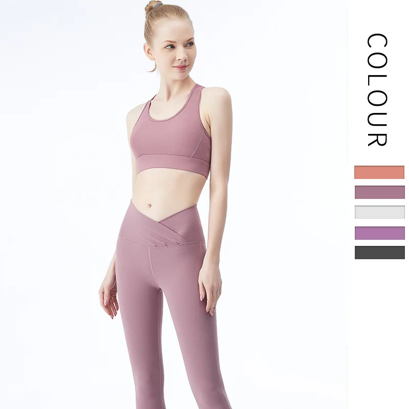 

Multicolor sport top sexy women yoga wear