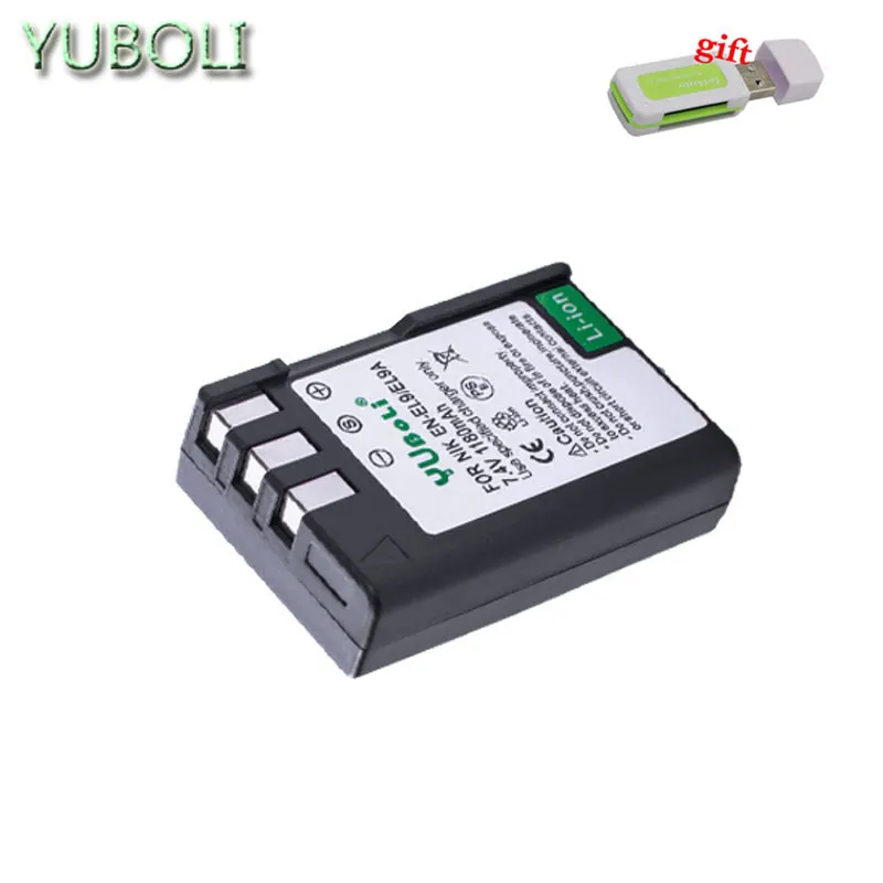 1battery МА/ч. аккумулятор EN-EL9A EN-EL9 RU EL9 el9a ENEL9A ENEL9 Батарея пакет для Nikon D40 D40X D60 D3000 D5000 L15 Аксессуары для фотоаппаратов - Цвет: 1battery