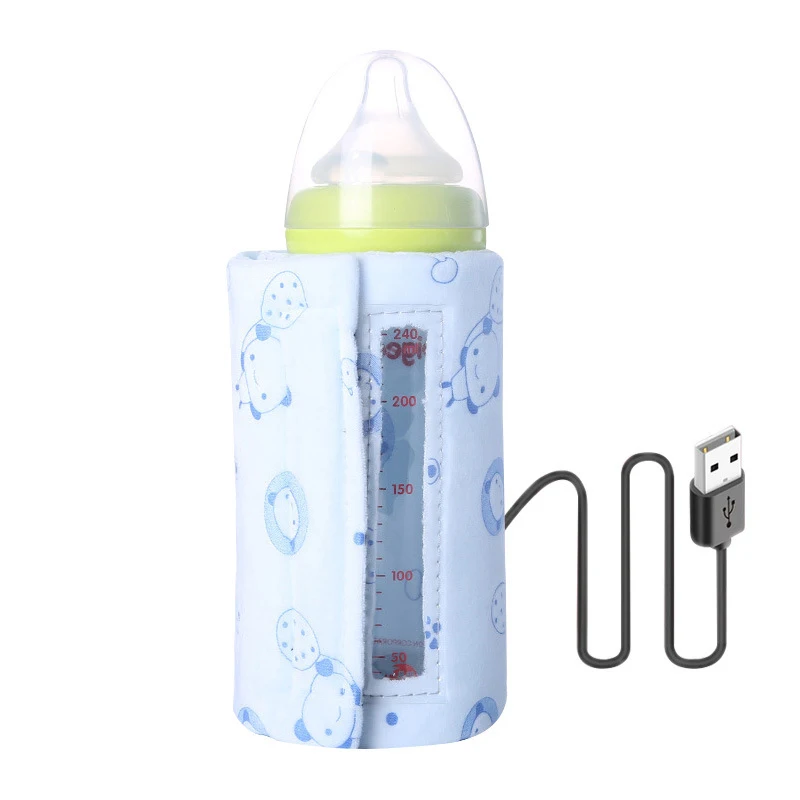 Milk bottle insulation cover winter constant temperature heating USB portable bag thickening warm milk | Мать и ребенок