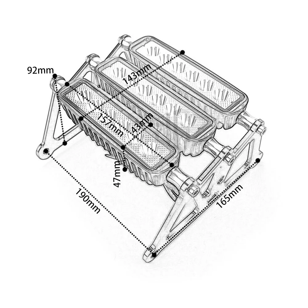 Мотоциклетный светодиодный передний фонарь с водонепроницаемым держателем для фары белого цвета на вилке для Honda Grom MSX125 2013 - 2016 2017 2018 2019.