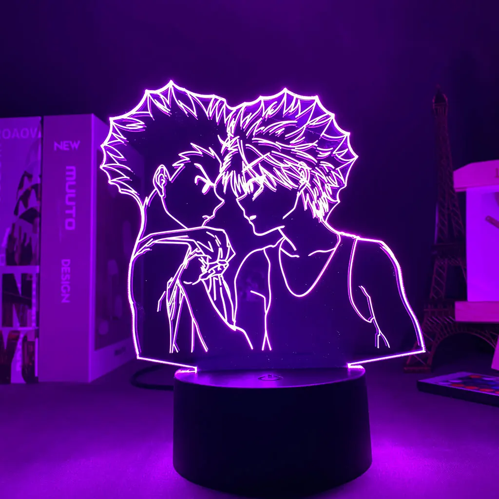 

Anime Lamp Gon Freecss Hunter X Hunter Led Night Light for Bedroom Decor Light Kids Child Birthday Gift Killua Light