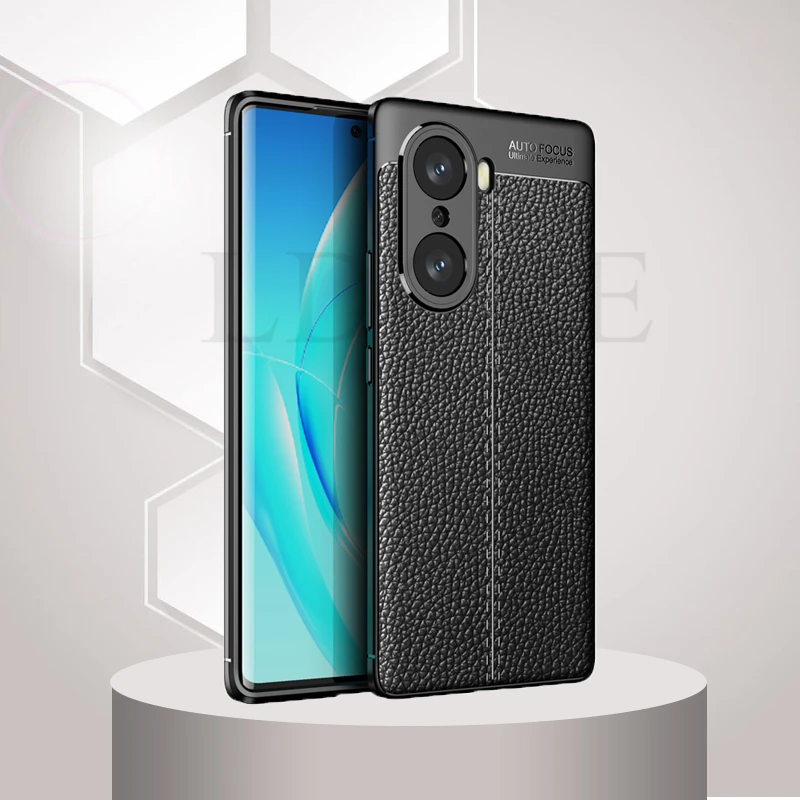 

For Honor 60 Case Silicone Leather Texture Armor Bumper Case For Honor 60 Cover for Honor 60 Honor 60 Pro Honor 50 50 Pro 50Lite