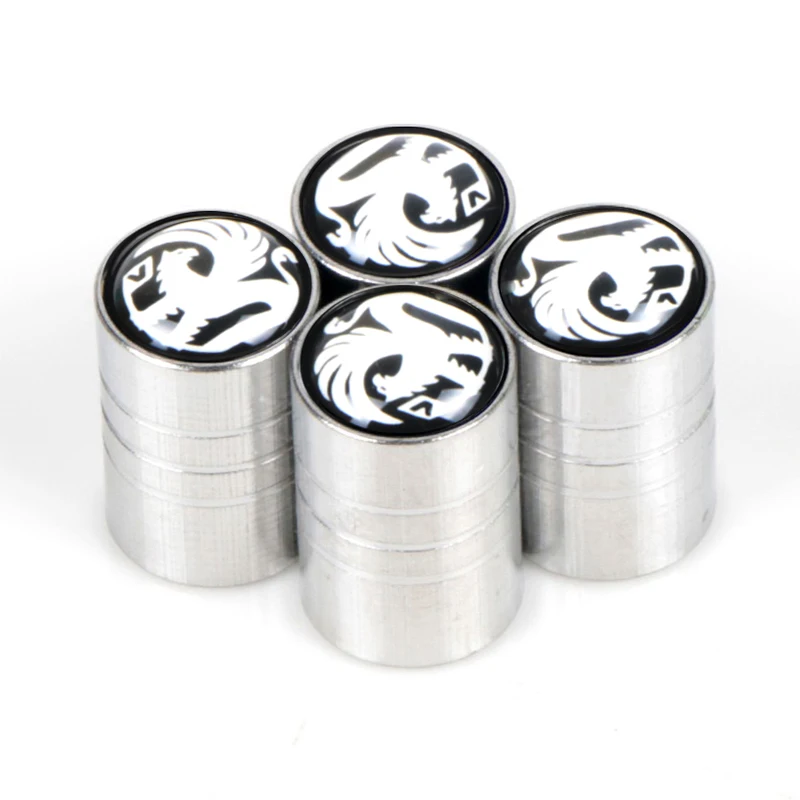 Колпачки клапанов автомобильных шин 4 шт. алюминиевая крышка воздушного клапана