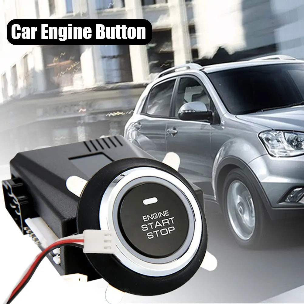 

Car Engine Button Durable Portable Engine Start Stop Push Button Auto Ignition Starter For Improving Driving Safety