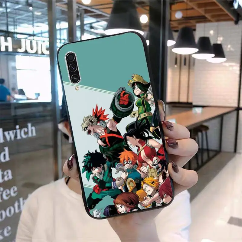 

Anime My Hero Academia Phone Case For Samsung Galaxy M10 20 30 A 40 50 70 71 6S A2 A6 A9 2018 J7 CORE PLUS STAR S10 5G C8