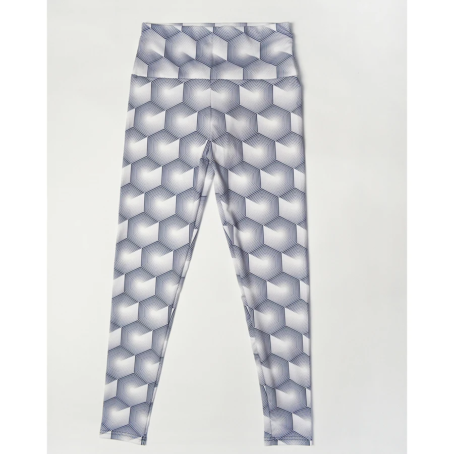 Женские сексуальные спортивные брюки с принтом трико для йоги Леггинсы бега