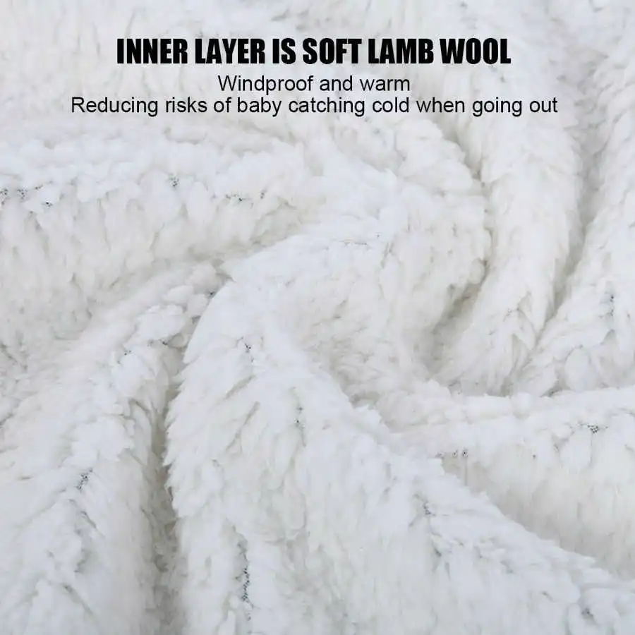 Зимняя детская ветрозащитная коляска одеяла многофункциональная для