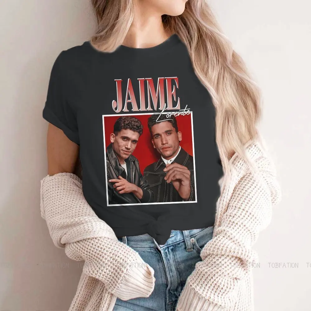 

Jaime Lorente Women TShirt La Casa De Papel Money Heist The House of Paper Girls Graphic Tees O-neck Female T Shirt 5XL Gift