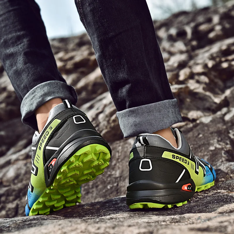 

Men Outdoor Hiking Shoes Trekking Cllmbing Sneakers Camping Hunting Chaussures Scarpe Fishing Non-Slip Sport Zapatos De Hombre