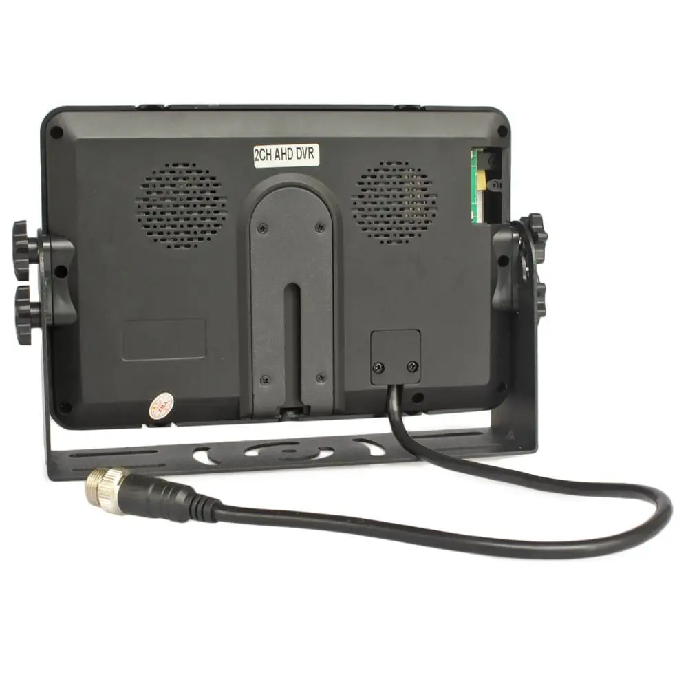 DIYKIT AHD " ips автомобильный монитор заднего вида Поддержка 960P AHD камера Поддержка sd-карты видео запись Diaplay две камеры s изображение