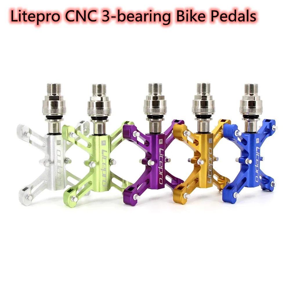 

Mountain Bicycle Pedal Universal QR Pedal Sealed Bearing MTB BMX Folding Bike Pedals Aluminum Alloy Non-slip CNC Quick Release