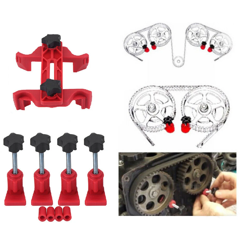 

1 Set Car Master Cam Clamp Kit Camshaft Crankshaft Sprocket Gear Cam Lock Cam Engine Timing Locking Fixed Tool Car Repair Tools