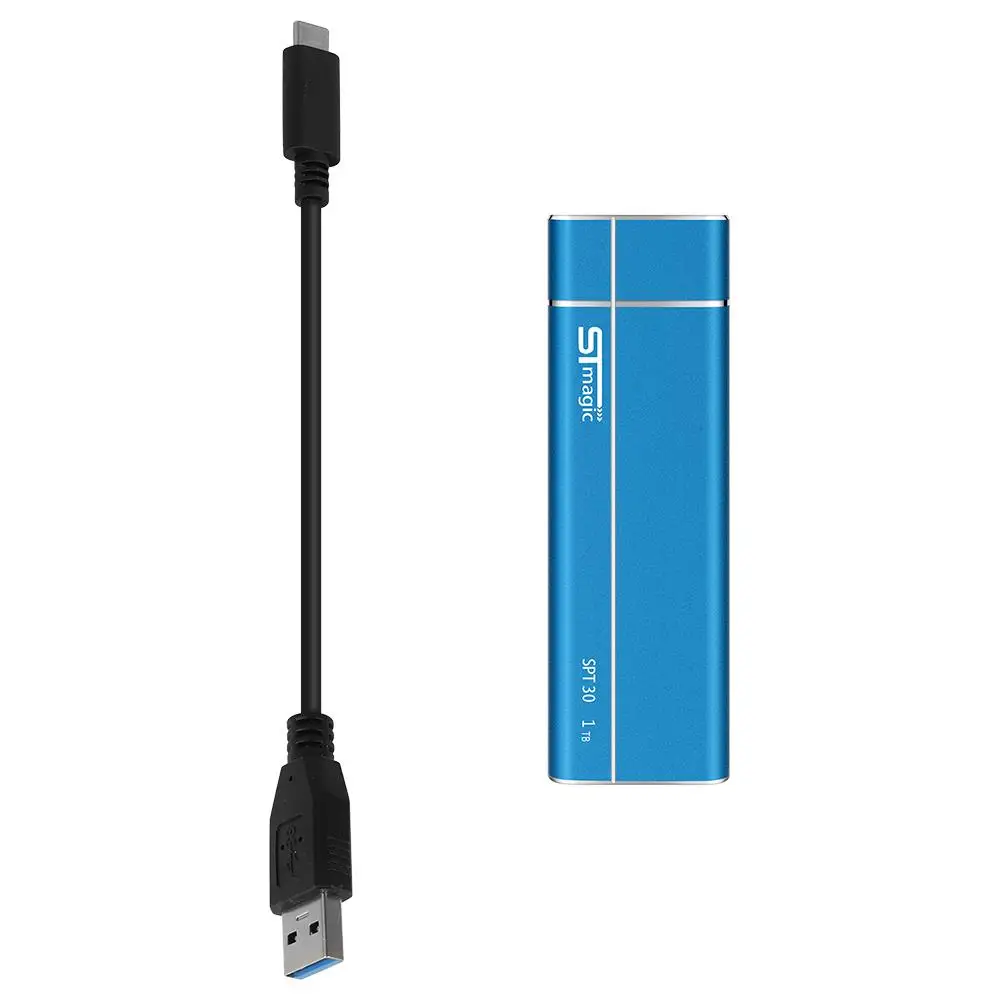 STmagic SPT30 256 ГБ 512 1 ТБ мини Портативный M.2 SSD USB3.1 Тип C внешний твердотельный
