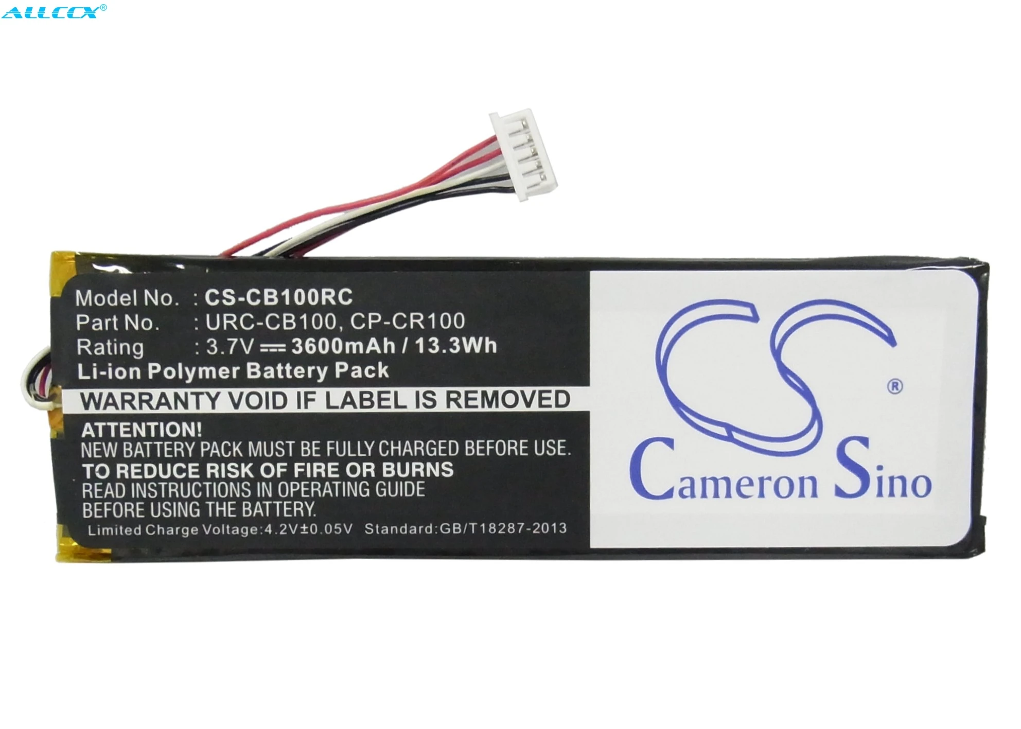 

Cameron Sino 3600mAh Battery CP-CR100, URC-CB100 for Sonos Controller CB100, Controller CR100