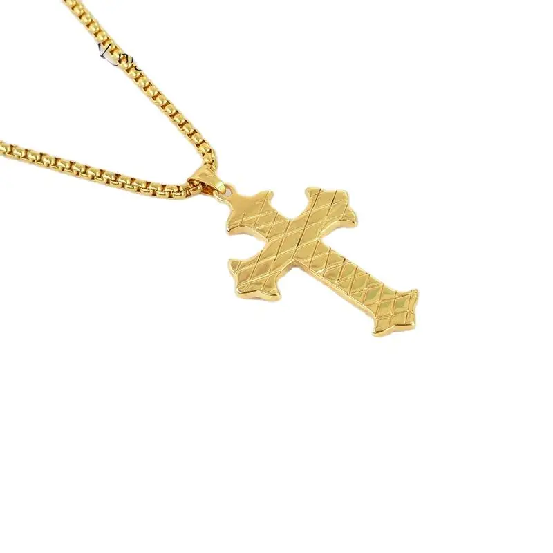 Черный рыцарь вырезанная зеленая подвеска крест мужское модное ожерелье в стиле