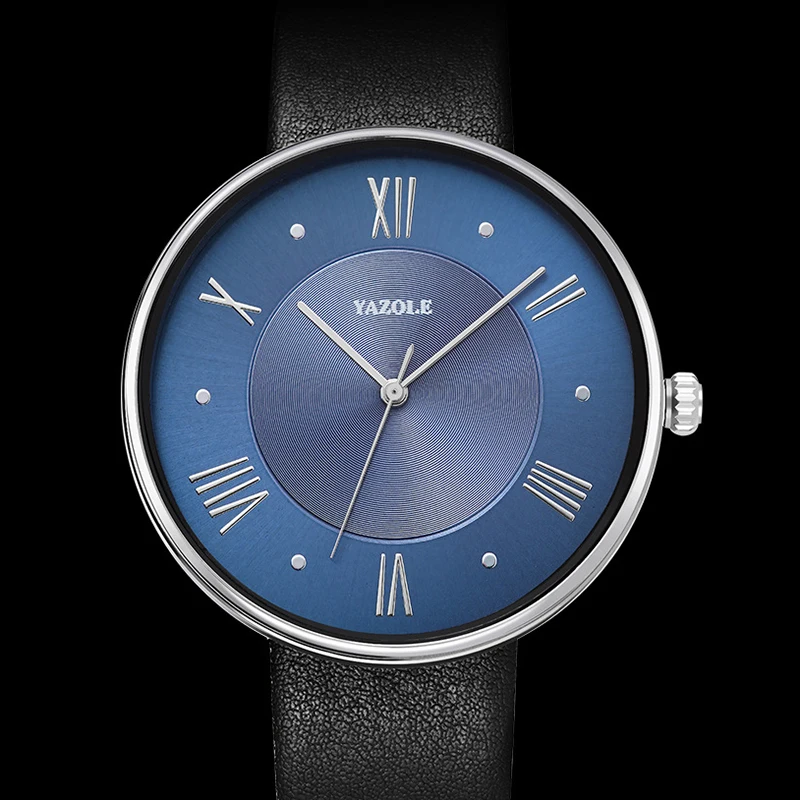 

YAZOLE Quartz Waterproof Watches Men Hardlex Mirror Top Brand Fashion Man's Wristwatch World Time
