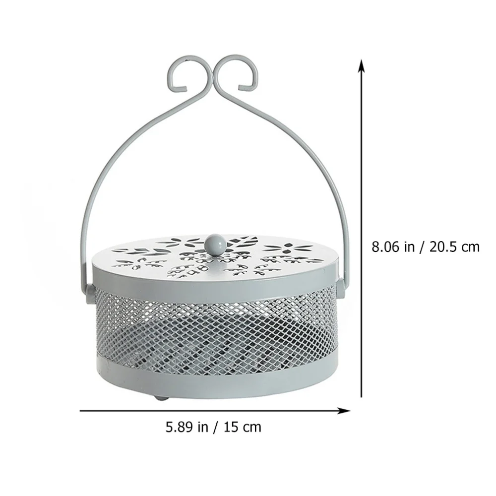 

1Pc Iron Art Aroma Burner Decorative Censer Household Incense Burner Ornament