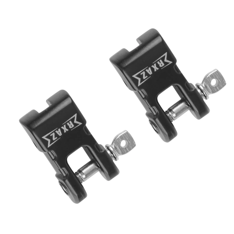 

2 шт., металлический крюк для прицепа, крюк для буксировки для 1/10 RC Crawler Car Traxxas TRX-4 Axial SCX10 Redcat GEN8, детали для обновления