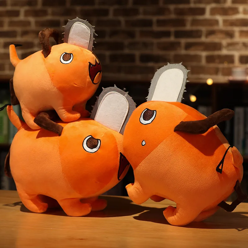 Mu&ntilde;eco de peluche de Pochita para ni&ntilde;os, mu&ntilde;eco de motosierra de Anime de 40CM, almohada de peluche suave Kawaii, coj&iacute;n de colecci&oacute;n, juguetes de Cosplay-4