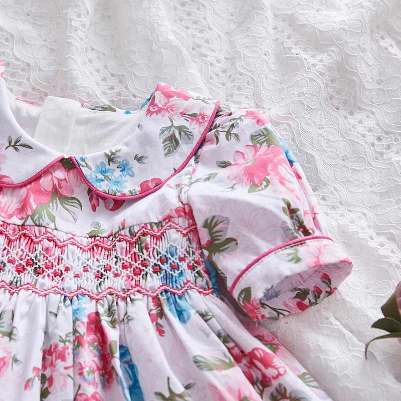 

Summer Baby Girls Short Sleeve Printing Dresses Children Kids Girl Princess Dress Clothing Kids Girls Party Dress