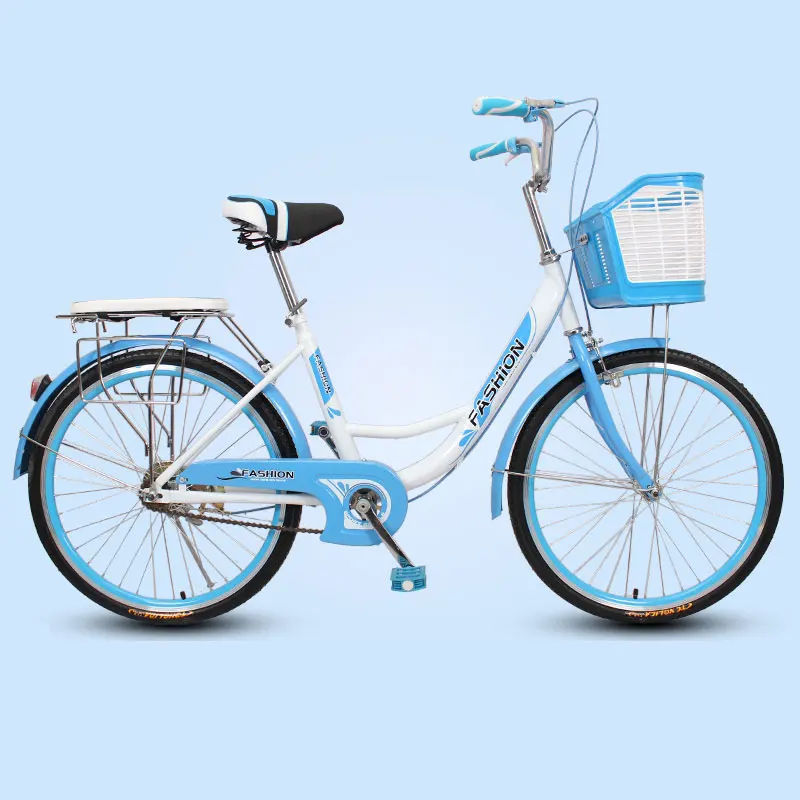 Billig 20/24/26 Zoll Retro Fixed Gear Bike Handliche Pendeln Reise Erwachsene Fahrrad Dame Student Männer Und Frauen