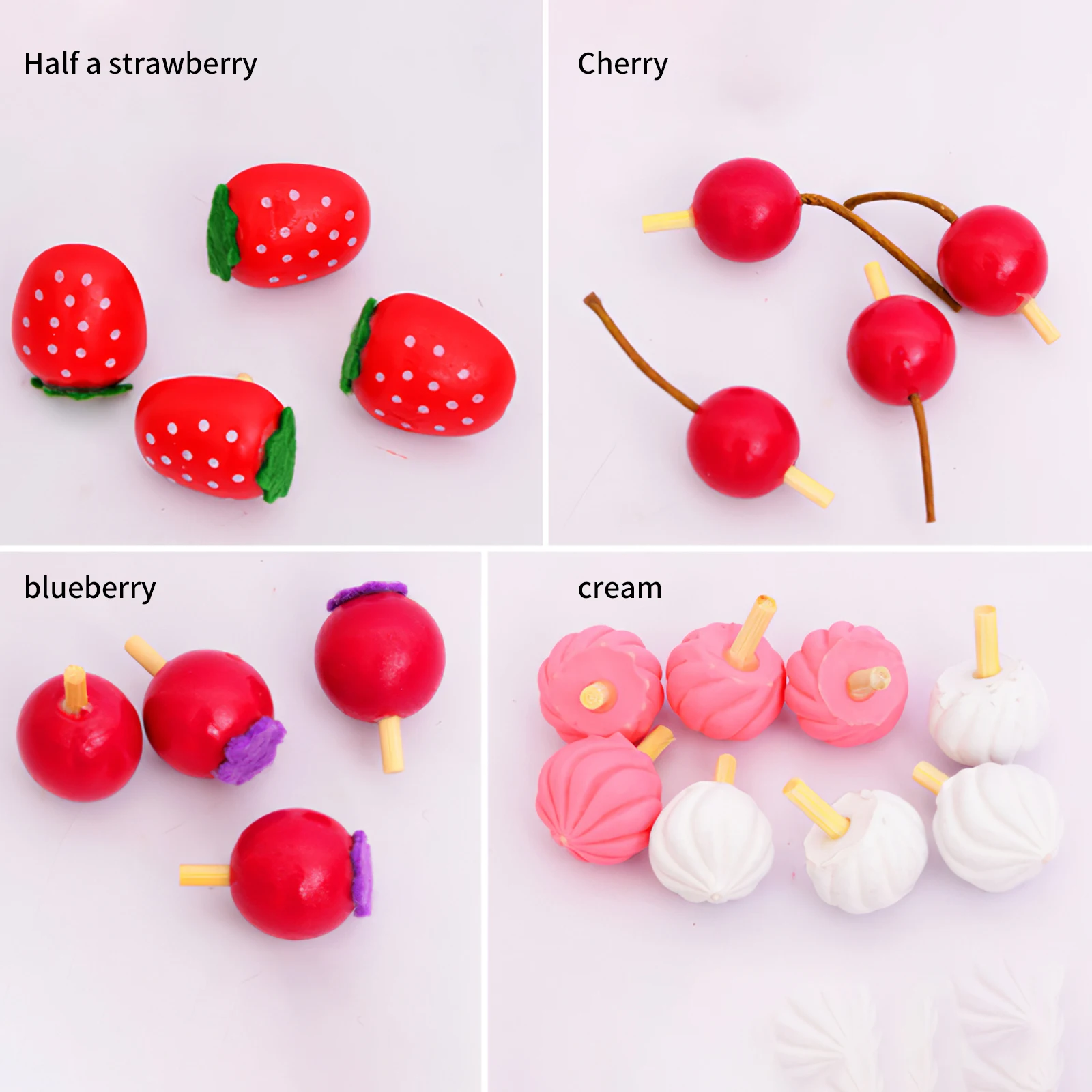 

Simulated Cake Toy Pink Wood Material Cake Making And Cutting Toys Set Detachable DIY Cake Toy Set Safe Water Paint For Children