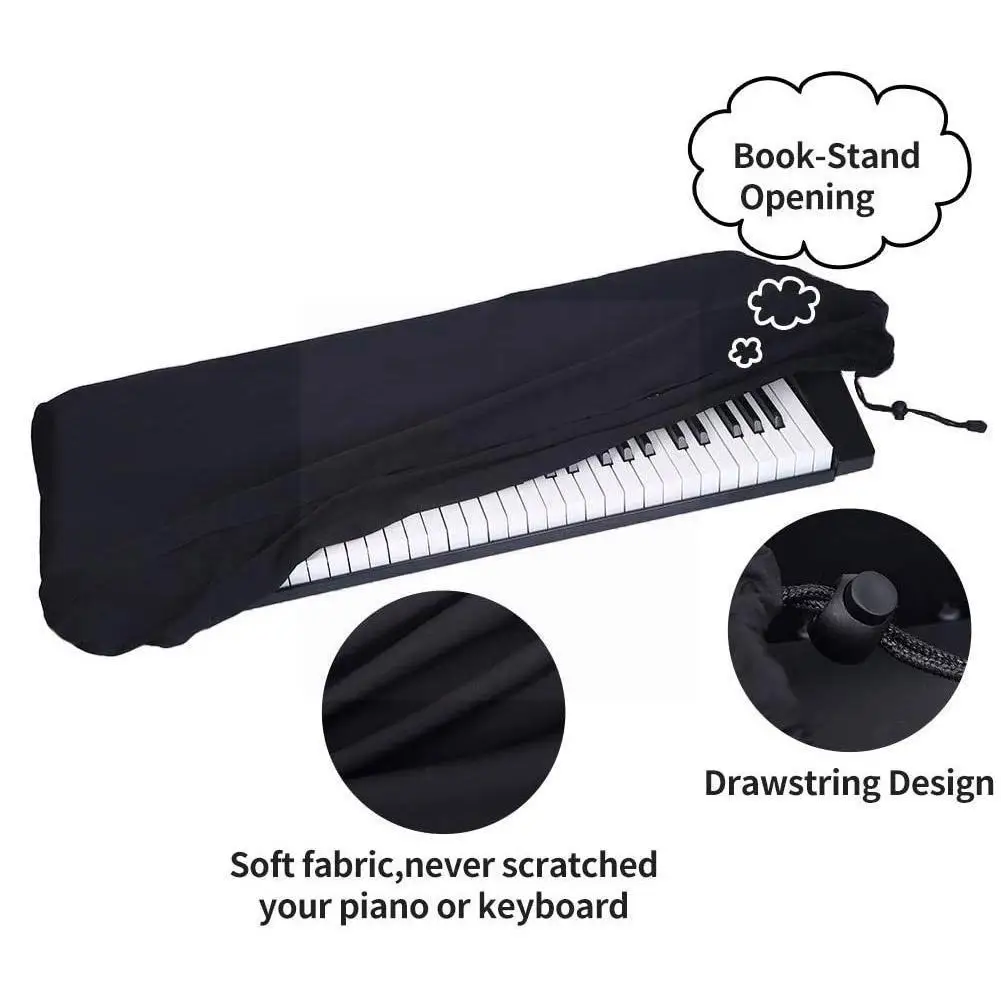 

61/88 Keys Piano Cover Waterproof Keyboard Cover Piano Accessories Dust Cover Proof D9L2