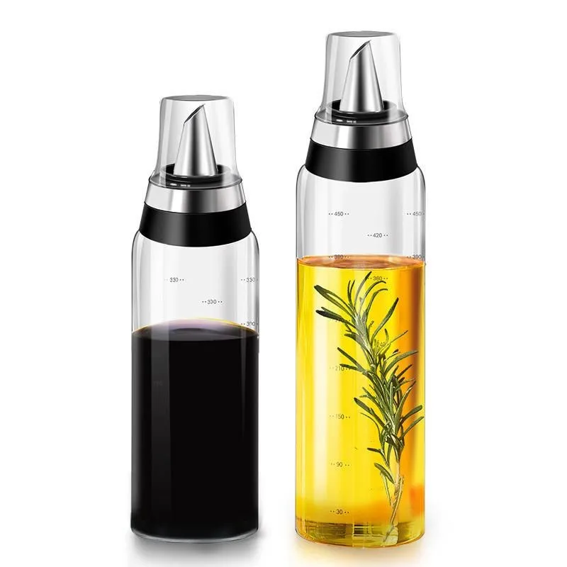 Японский стиль бутылка оливкового масла герметичное стекло масло Pourer кухня