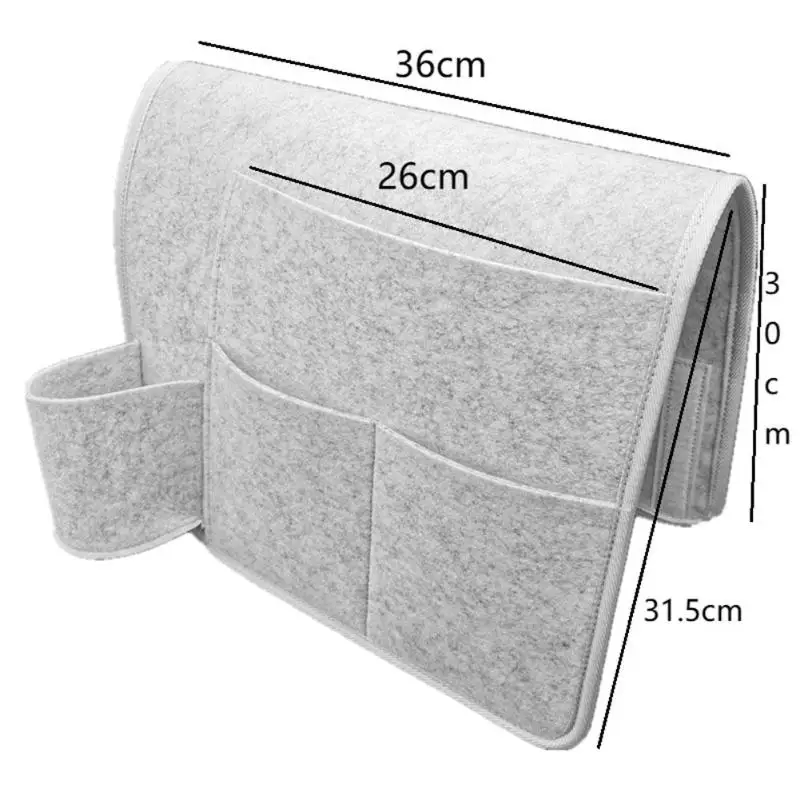 

Bedside Storage Organizer Hanging Caddy Bed Holder Pockets Bed Pocket Sofa Organizer Pockets Book Felt Bed Bottle Holder Pockets