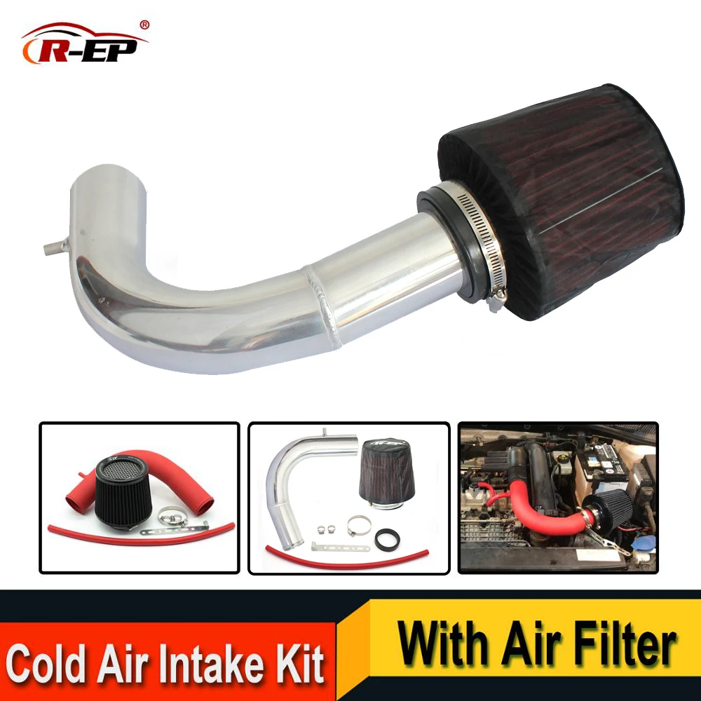 R-EP Kit aspirazione aria fredda con filtro aria ad alto flusso adatto per V W VOLKSWAGEN Golf 7 Passat Skoda Audi A3 tubo di ricambio in alluminio