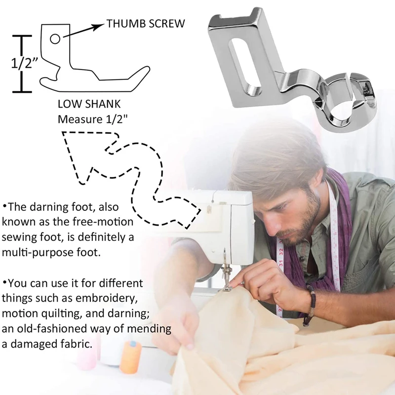 Линейка Для стегания пресс для ног штопки вышивки подходит всех швейных машин с