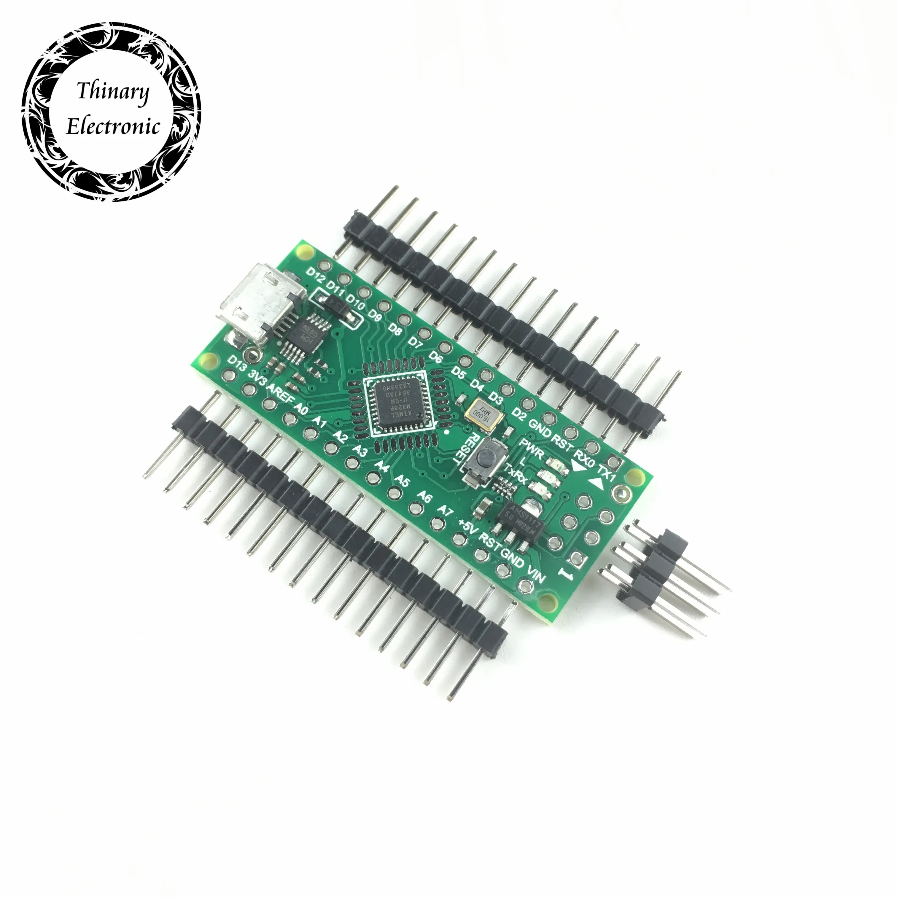 Контроллер Nano 3 0 совместимый с arduino nano Atmega328 серии CH340 USB-драйвер без кабеля NANO V3.0 2