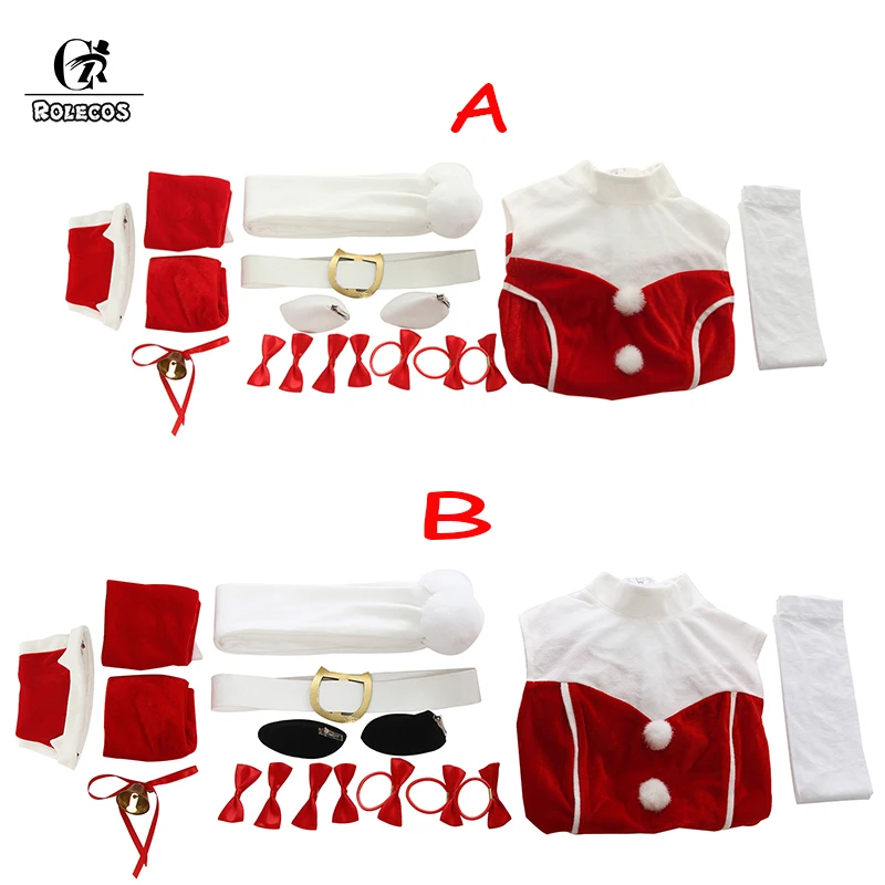 ROLECOS игра Nekopara женский Рождественский костюм косплей ваниль Рождественская