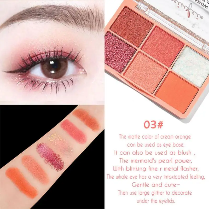 Блестками Палетка теней для глаз макияж блеск пресс палитра Водонепроницаемый