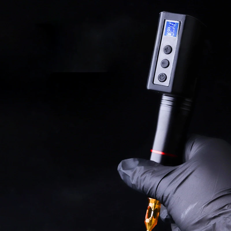 

New DC/RCA Interface Tattoo Power Supply Audio Mini Power Tools LCD Screen Rotary Pen Tattoo Wireless Machine