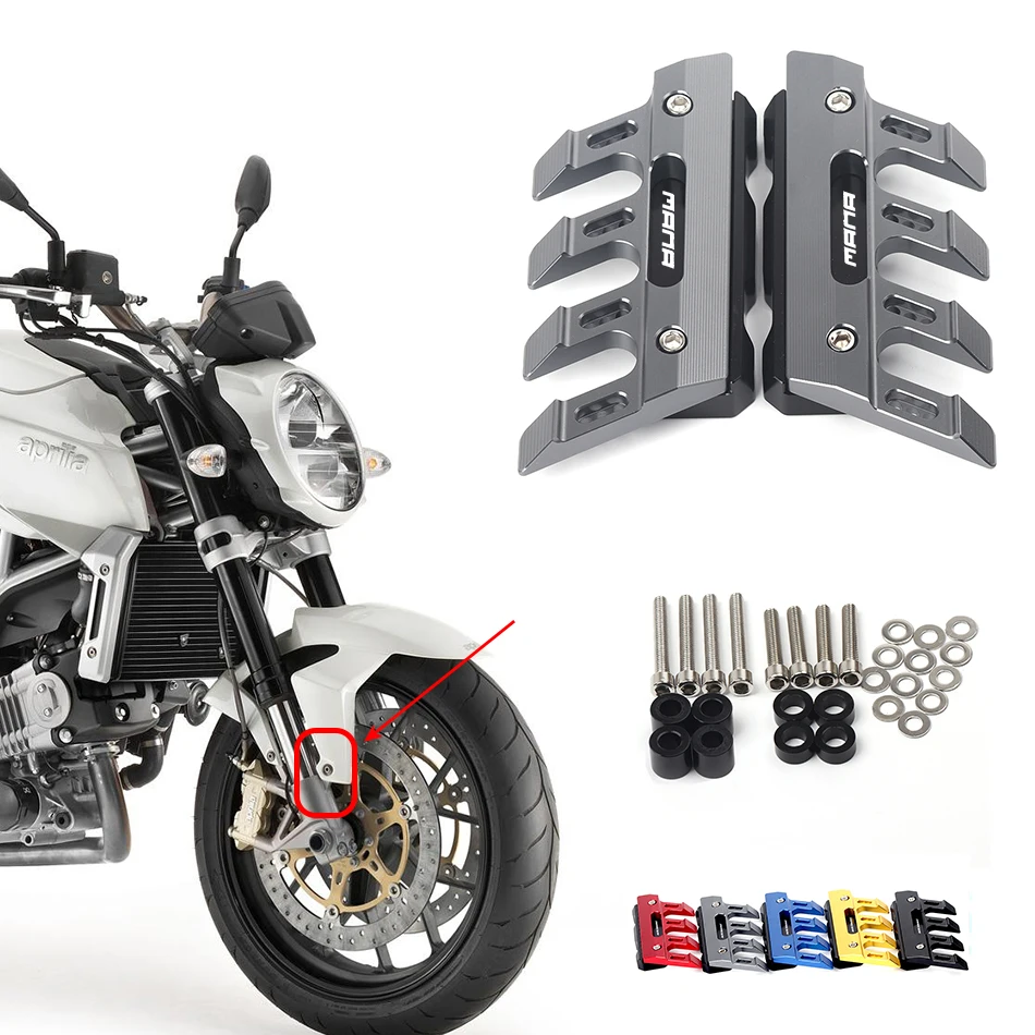 

For Aprilia MANA850 MANA 850 Motorcycle Accessories Mudguard Side Protection Block Front Fender Side Anti-Fall Slider