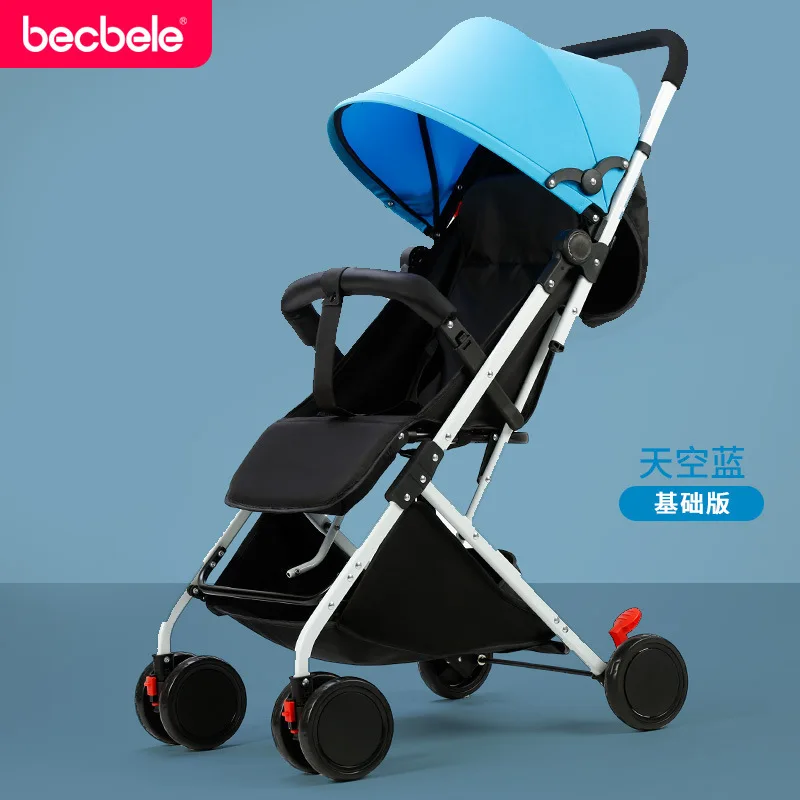 Портативная детская коляска может сидеть на спине ультра-светильник зонт