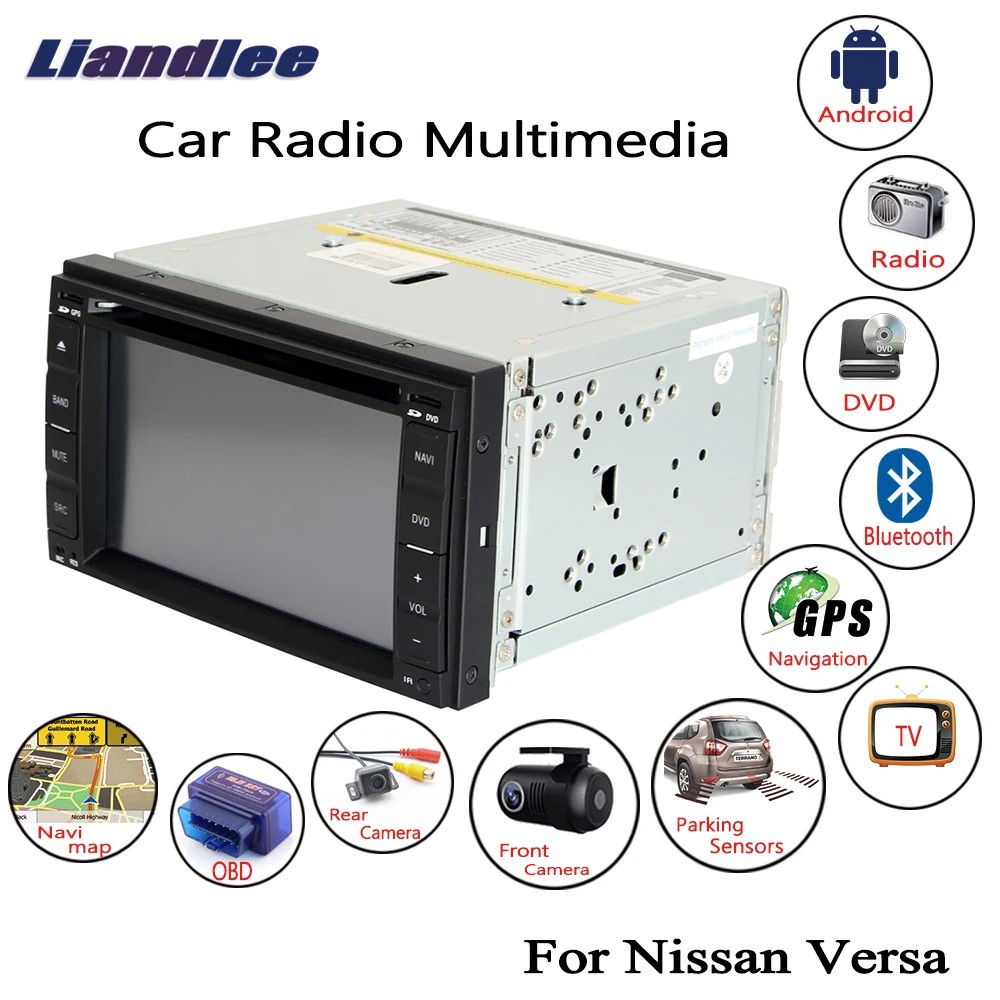 Liandlee Android автомобиль для Nissan Versa 2005 ~ 2014 радио DVD CD плеер GPS Navi навигация карты