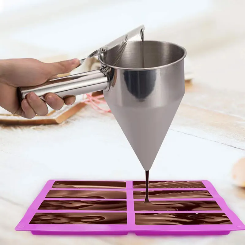 

2 Size Rectangle Silicone Molds Soap Candy Making Mold Cake Decorating Tools Chocolate Muffin Baking Mold Jelly Ice Tray Moulds