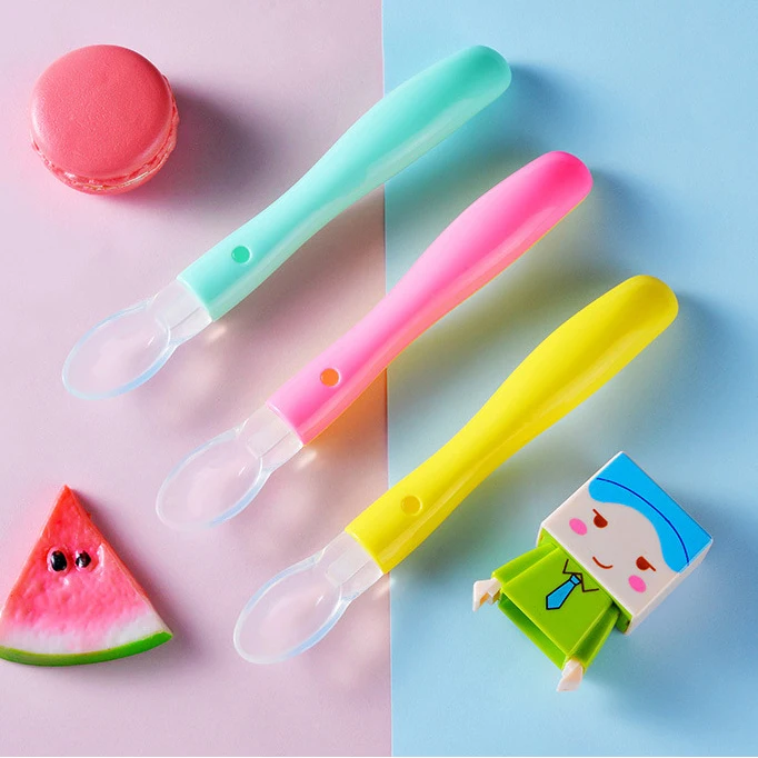 Силиконовая ложка Imebaby детские принадлежности для кормления Мягкая на голову