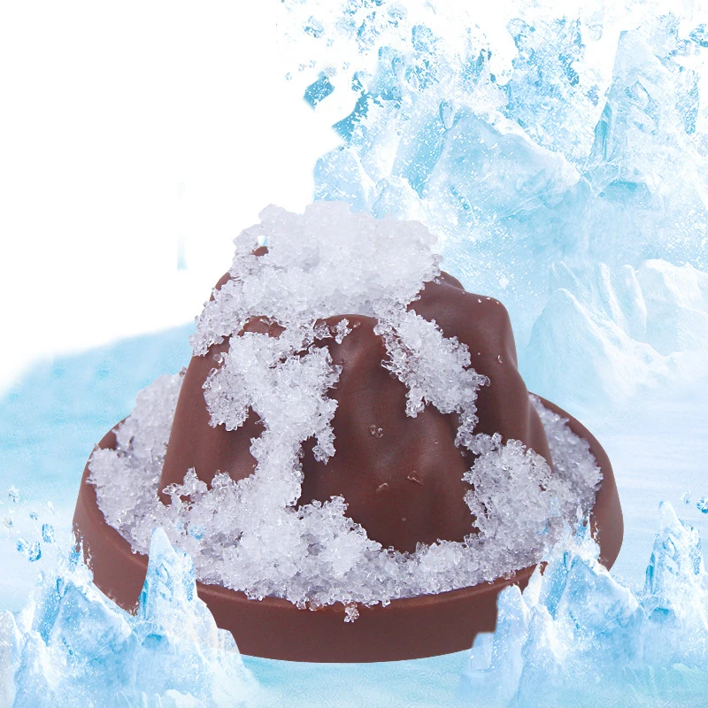 DIY Ручная работа Снежная гора вулкан извержение физический химический