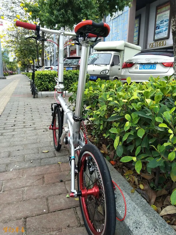 Fnhon FCG1609 складной велосипед 16 дюймов Minivelo CR-MO сталь V тормоз 9 скоростей городской Commuter велосипед для Shimano Shift ретро досуг BMX