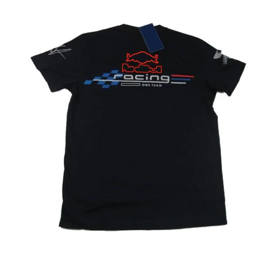 

F1 Team Speed Sense Theme T-shirt Round Neck Short Sleeve Tee Racing Suit Polyester Customized Style
