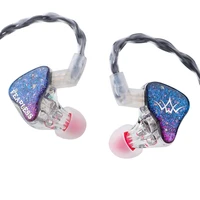 fearless audio tequila 1dd6ba hybrid driver in ear earphone with 8mm dual magnetic composite dd starry faceplate detachable q