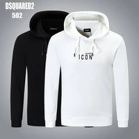 italian fashion brand dsquared2 mens advanced printed sweater hooded casual wear 502