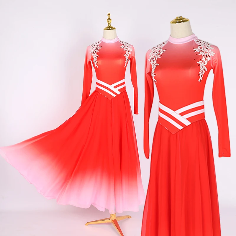 

Opening Dance Big Swing Skirt Dress Female Atmosphere Lights In The Chinese Song Dance New Dress Classical Dance Clothing