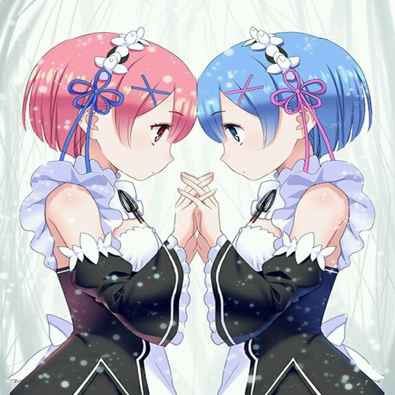 Аниме Re:zero Kara Hajimeru Isekai Seikatsu Life In a Different World Ram Rem костюм для косплея платье служанки