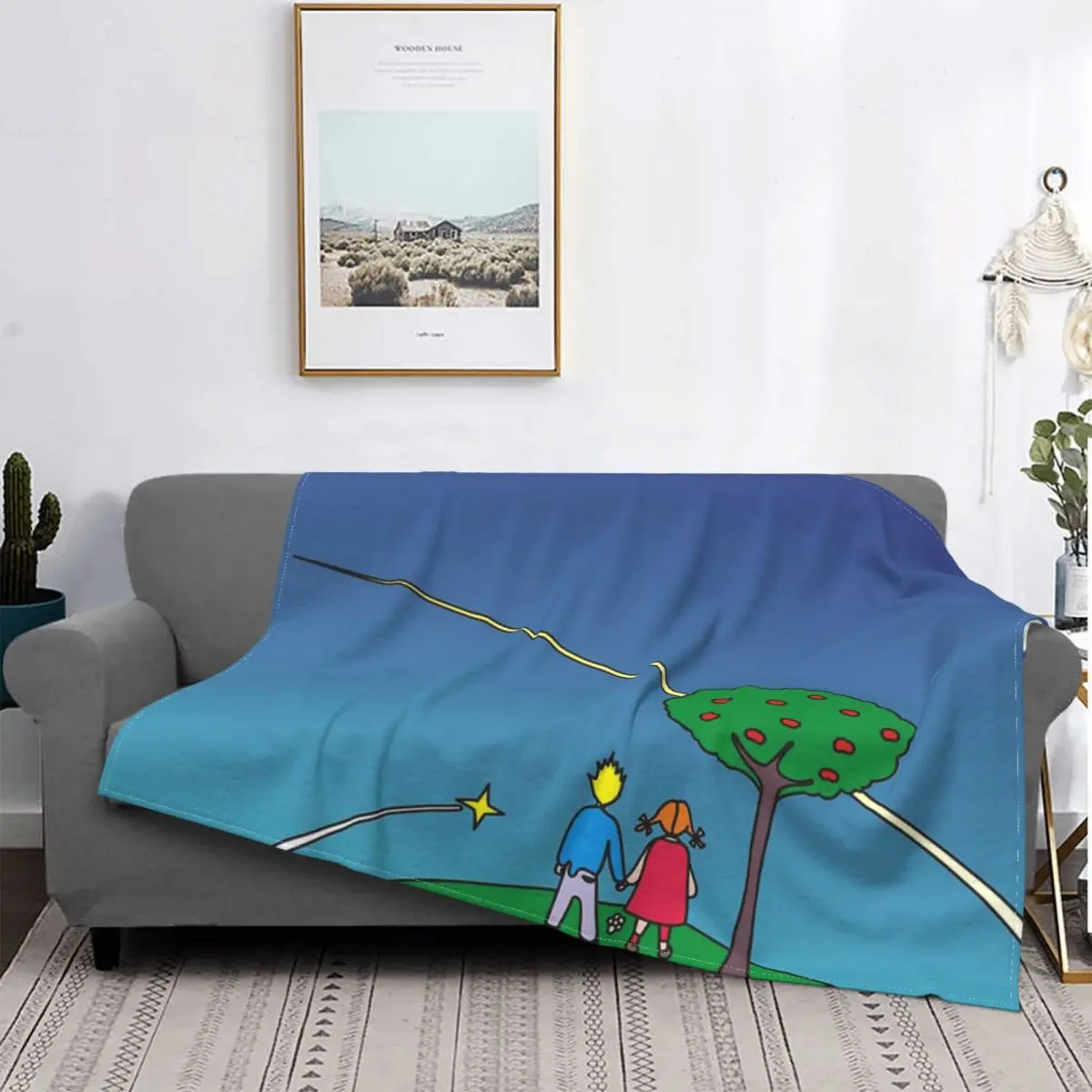 

Imagine Wish Blanket Bedspread Bed Plaid Cover Baby Blanket Thermal Blanket Blankets For Baby