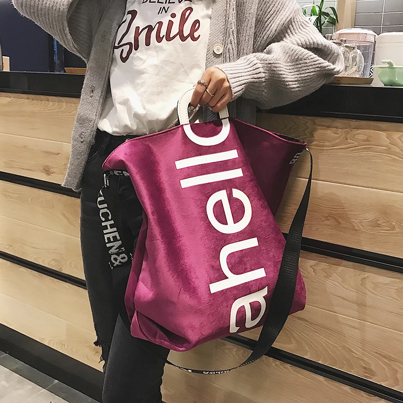 Вместительная сумка для покупок трендовые дизайнерские сумки через плечо с