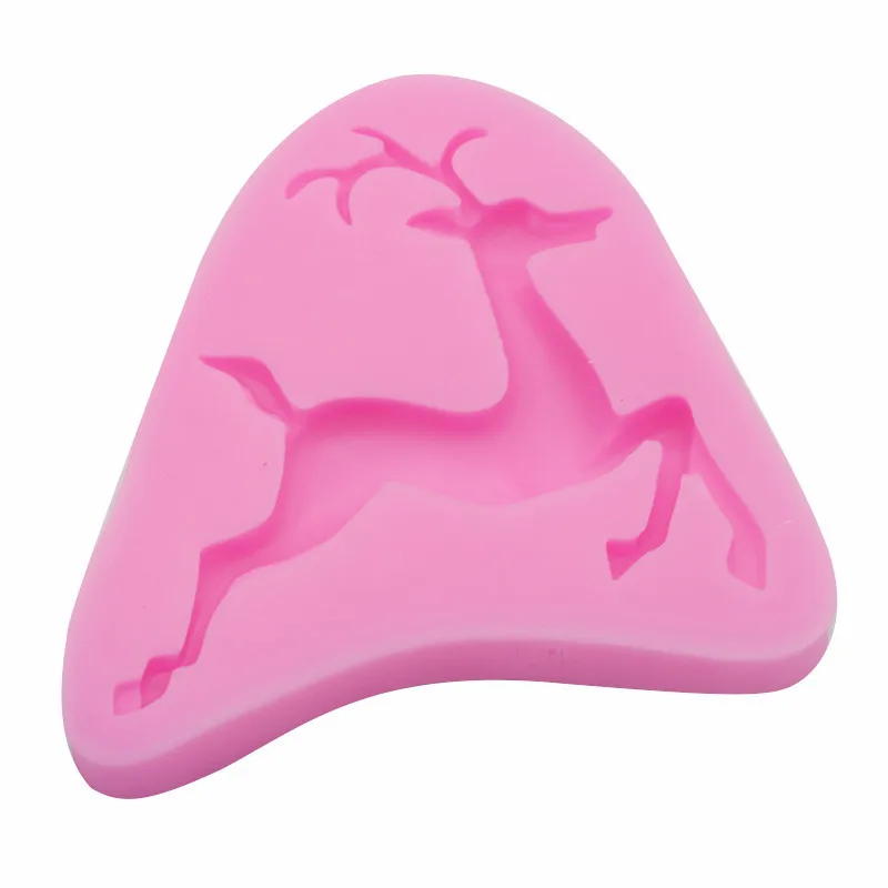 Формы из полимерной глины Рождественский олень Лось жидкий силикагель УФ смола